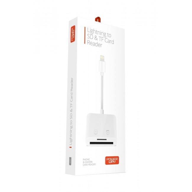 Powerway Lightning To Sd Kart- Microsd Hafıza Kart Okuyucu