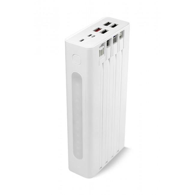 30.000 Mah Pd 22,5W Dahili Kablolu Powerbank QC30S 30.000 Mah Pd 22,5W Dahili Kablolu Powerbank QC30S
