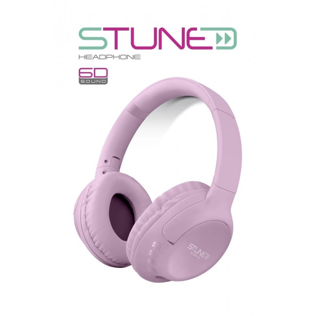 Powerway Stune Pembe Bluetooth Kulaklık - 6D Sound, 18 Saat Kullanım, Hafıza Kartı Destekli Powerway Stune Pembe Bluetooth Kulaklık - 6D Sound, 18 Saat Kullanım, Hafıza Kartı Destekli