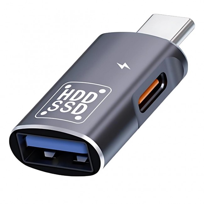 PMR Type-C to USB 3.0 OTG Dönüştürücü | 10Gbps + 12W Şarj Desteği PMR Type-C to USB 3.0 OTG Dönüştürücü | 10Gbps + 12W Şarj Desteği