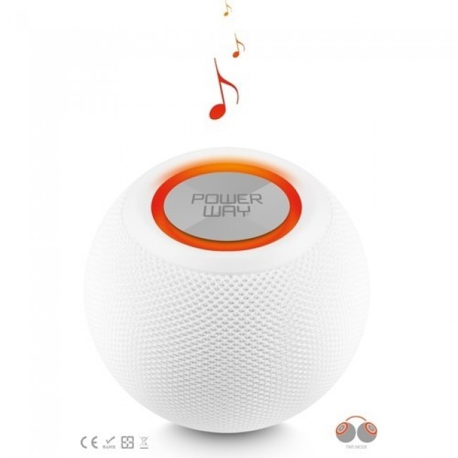 Powerway Voiceball Taşınabilir Radyolu Bluetooth Led Işıklı Hoparlör Ses Bombası