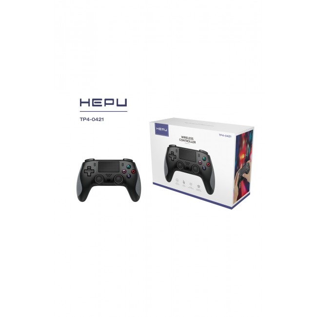 PS4 Uyumlu Hepu TP4-0421 Kablosuz Joystick – 6 Eksen Jiroskoplu PS4 Uyumlu Hepu TP4-0421 Kablosuz Joystick – 6 Eksen Jiroskoplu