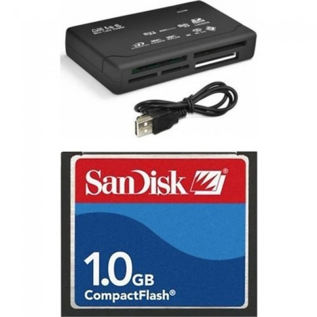 1 GB SANDİSK COMPACT FLASH HAFIZA KARTI - USB 2.0 CF KART OKUYUCU 1 GB SANDİSK COMPACT FLASH HAFIZA KARTI - USB 2.0 CF KART OKUYUCU