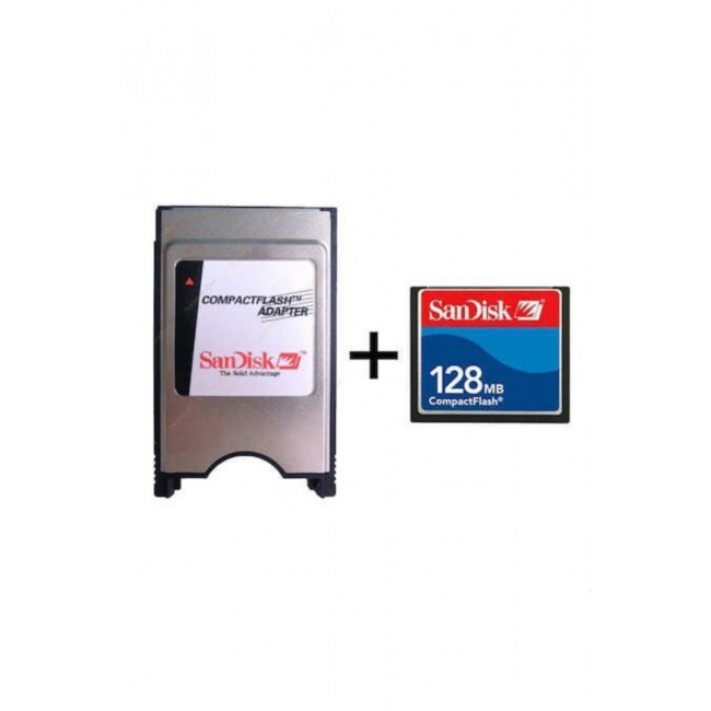 Sandisk 128 Mb Compact Flash Hafıza Kartı+Pmcıa Compact Flash Kart Okuyucu Sandisk 128 Mb Compact Flash Hafıza Kartı+Pmcıa Compact Flash Kart Okuyucu
