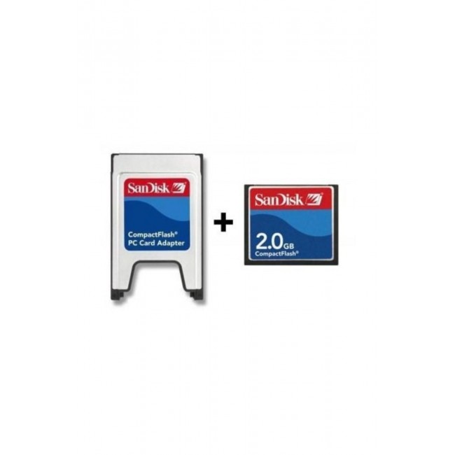 Sandisk 2 Gb Compact Flash Hafıza Kartı+ Pcmcıa Kart Okuyucu Sandisk 2 Gb Compact Flash Hafıza Kartı+ Pcmcıa Kart Okuyucu
