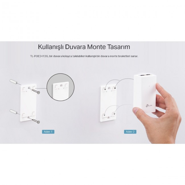 TP-LINK TL-POE2412G PoE Adaptör – Gigabit Hız, 24V Güç, Kolay Kurulum TP-LINK TL-POE2412G PoE Adaptör – Gigabit Hız, 24V Güç, Kolay Kurulum