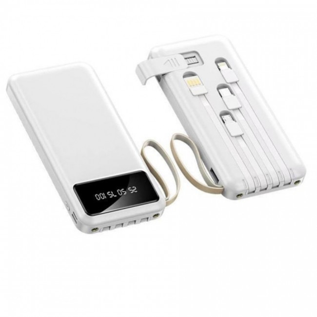 Torima 10000 Mah. Hızlı Şarj Özellikli Dijital Göstergeli 4 Çıkışlı Powerbank Beyaz Trm-1011 Torima 10000 Mah. Hızlı Şarj Özellikli Dijital Göstergeli 4 Çıkışlı Powerbank Beyaz Trm-1011