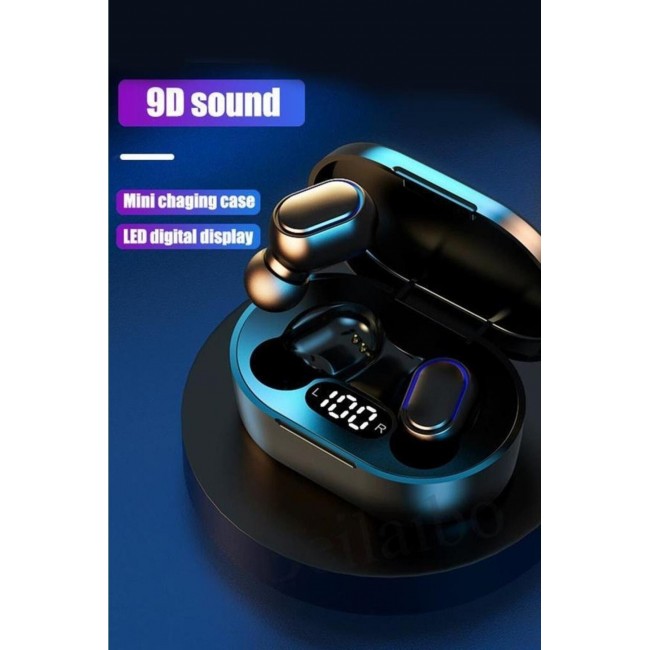 Torima E7S Bluetooth Kulaklık Extra Bass Hd Ses Çift Mikrofon Dokunmatik Kablosuz Kulaklık Siyah Torima E7S Bluetooth Kulaklık Extra Bass Hd Ses Çift Mikrofon Dokunmatik Kablosuz Kulaklık Siyah