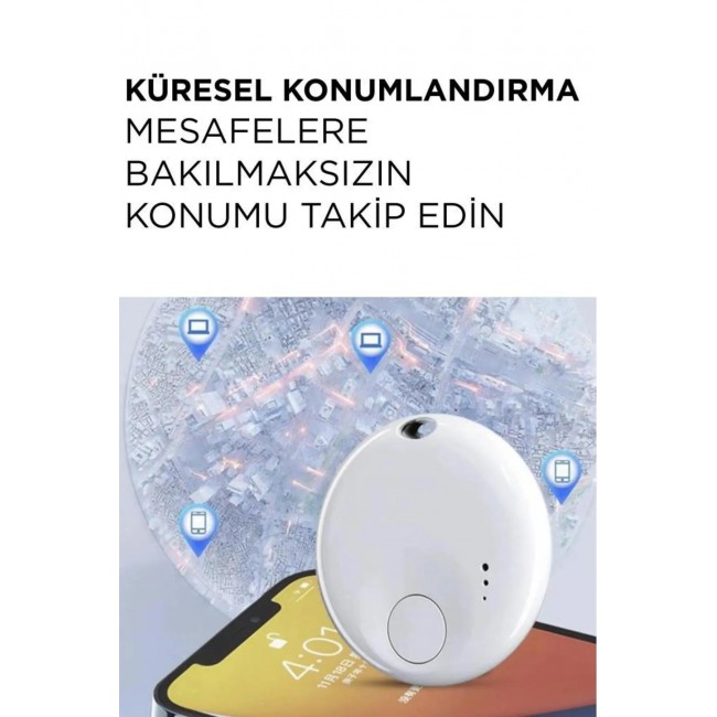 Torima N Tag Beyaz Takip Cihazı Apple My Find Uyumlu Torima N Tag Beyaz Takip Cihazı Apple My Find Uyumlu