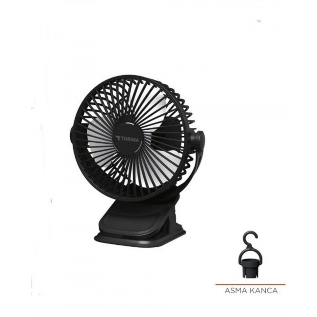 Torima Siyah Mini Şarjlı Vantilatör – 5 Kademe Sessiz ve Taşınabilir Serinlik Mavi F-15 Torima Siyah Mini Şarjlı Vantilatör – 5 Kademe Sessiz ve Taşınabilir Serinlik Mavi F-15