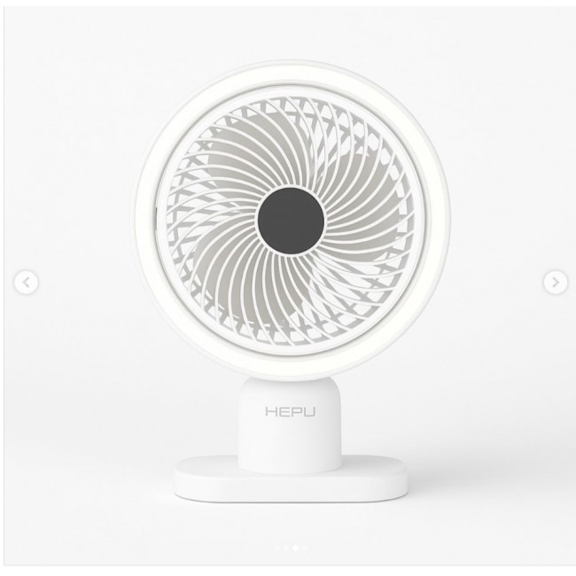 Hepu HP-F01 Şarjlı Masa Vantilatörü | 3 Kademe, Type-C, LED Işıklı Hepu HP-F01 Şarjlı Masa Vantilatörü | 3 Kademe, Type-C, LED Işıklı