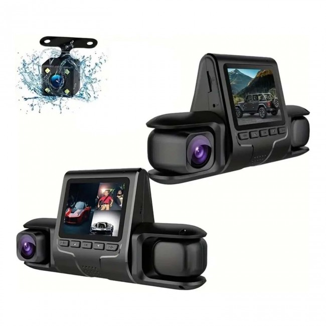 360° Kapsama Sunan GLRTECH Araç Kamerası – 3 Lensli, Full HD, Park Monitörü, Gece Görüş, Hareket Sensörü 360° Kapsama Sunan GLRTECH Araç Kamerası – 3 Lensli, Full HD, Park Monitörü, Gece Görüş, Hareket Sensörü