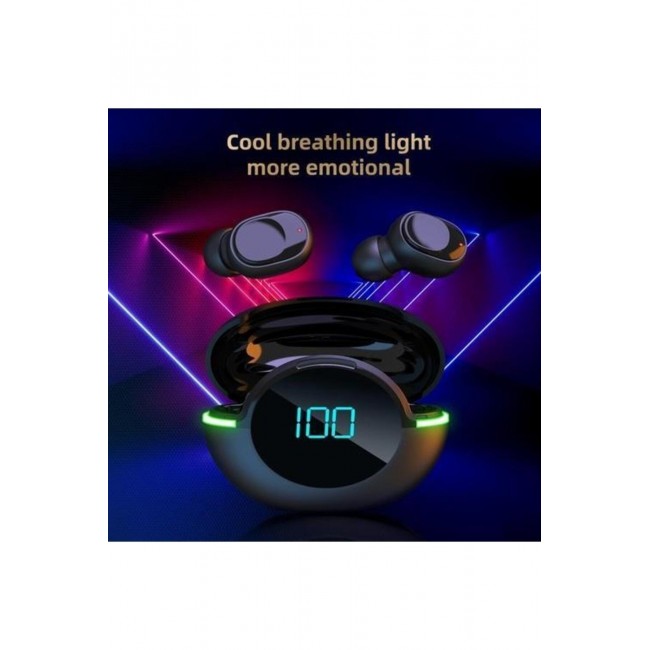 Torima Y80 Şarj Göstergeli Bluetoot Kulaklık Vrs. 5.1 Siyah