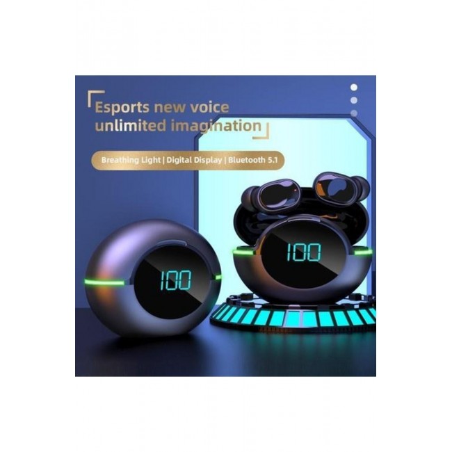 Torima Y80 Şarj Göstergeli Bluetoot Kulaklık Vrs. 5.1 Siyah