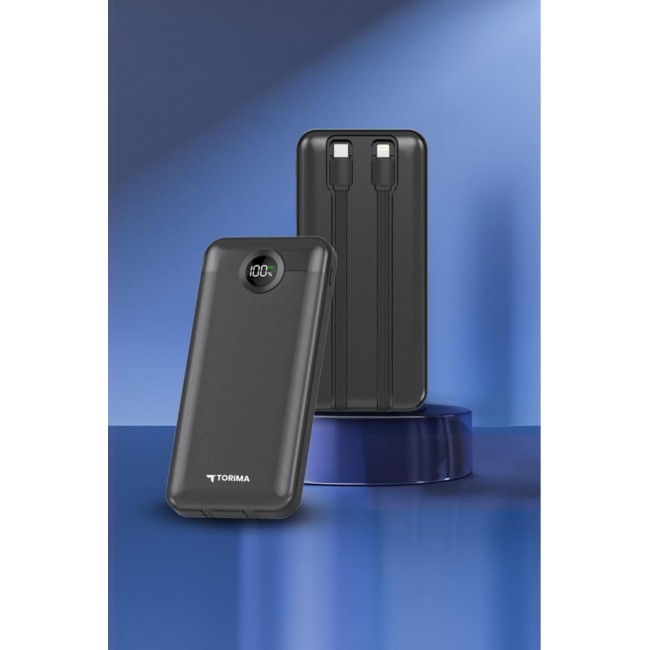 Torima TRM-1015 10000 mAh 2 Çıkışlı 22.5w Hızlı Şarj Dijital Göstergeli Powerbank Torima TRM-1015 10000 mAh 2 Çıkışlı 22.5w Hızlı Şarj Dijital Göstergeli Powerbank