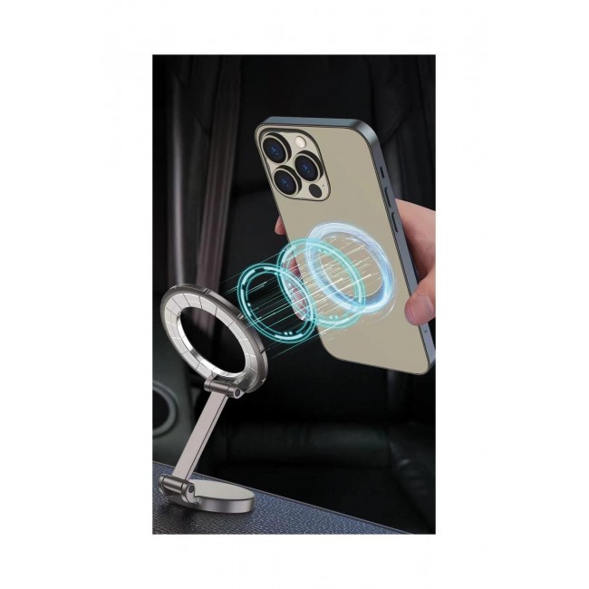 Powerway TT55 Mıknatıslı Araç İçi Yapışkanlı Magsafe Destekli Telefon Tutucu Powerway TT55 Mıknatıslı Araç İçi Yapışkanlı Magsafe Destekli Telefon Tutucu
