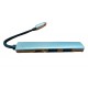 Type C 4 İn 1 Hub PD-2xUsb 3.0-3.5 mm ses girişi