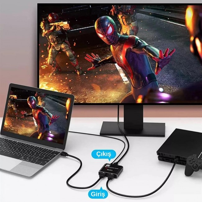 8K DisplayPort Switch | Çift Yönlü Geçiş, Uzaktan Kumanda ile 8K@30Hz - 4K@120Hz Destekli 8K DisplayPort Switch | Çift Yönlü Geçiş, Uzaktan Kumanda ile 8K@30Hz - 4K@120Hz Destekli