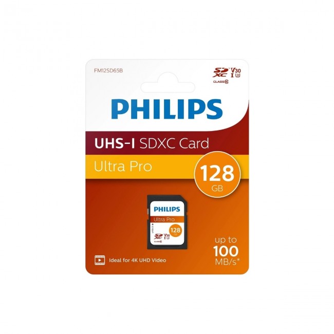 Philips 128GB SD Kart | Ultra Pro | V30 – UHS-I U3 – 4K Performansı Philips 128GB SD Kart | Ultra Pro | V30 – UHS-I U3 – 4K Performansı