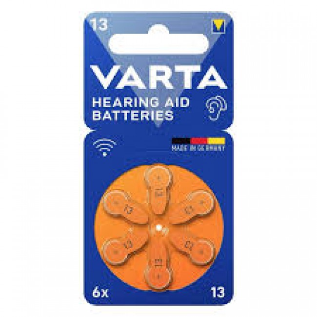Varta 13 Numara İşitme Cihazı Pili – 1.45V Çinko Hava – Cıvasız – Orijinal Almanya Üretimi Varta 13 Numara İşitme Cihazı Pili – 1.45V Çinko Hava – Cıvasız – Orijinal Almanya Üretimi